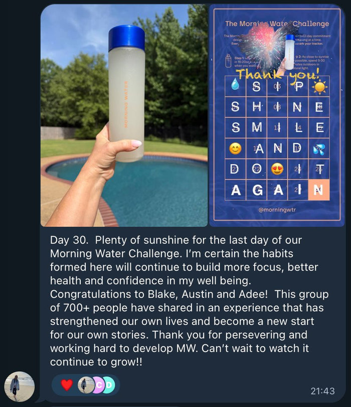 Post from a June Challenge member, 1 of 6