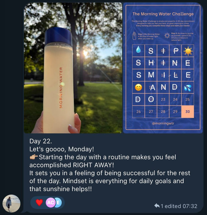 Post from a June Challenge member, 5 of 6